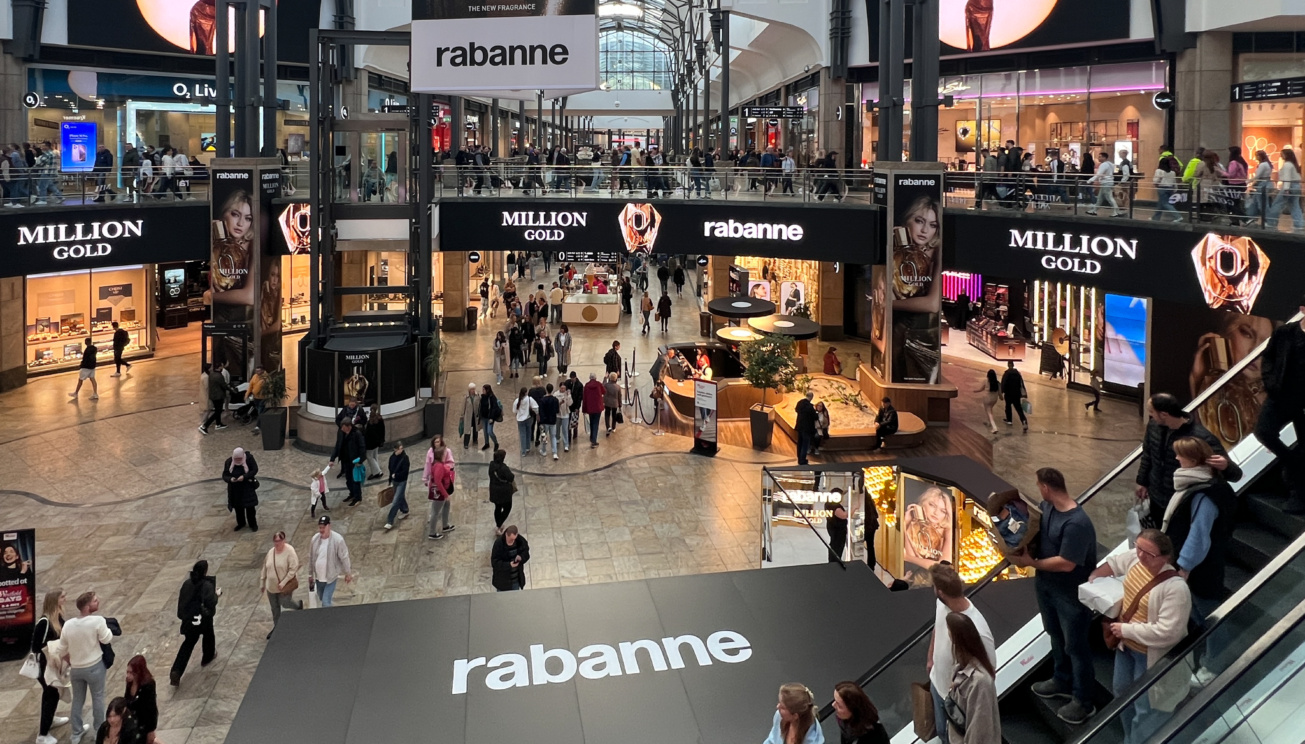 Goldener Herbst mit rabanne im Westfield Centro